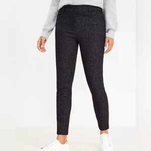 Loft NWT The Sutton skinny black metallic pants, 2P